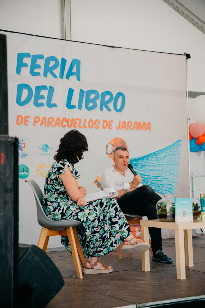 Inma Muñoz. Eventos culturales. Feria del libro de Paracuellos de Jarama